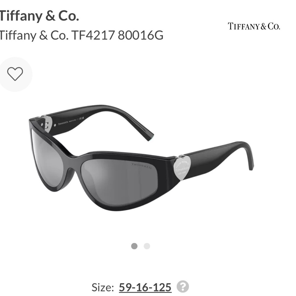 Tiffany & Co. Black Sunglasses Elegant Accessories